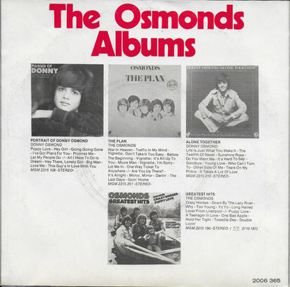 Donny Osmond - When i fall in love