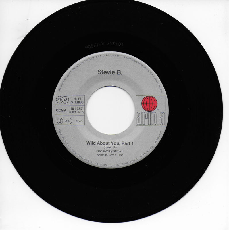 Stevie B. - Wild about you