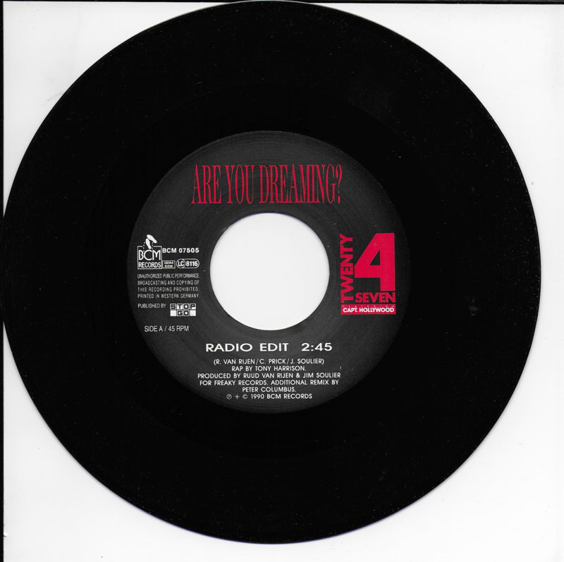 Twenty 4 Seven feat. Captain Hollywood - Are you dreaming?