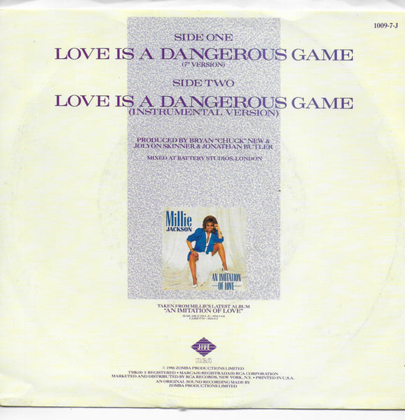 Millie Jackson - Love is a dangerous game (Amerikaanse uitgave)