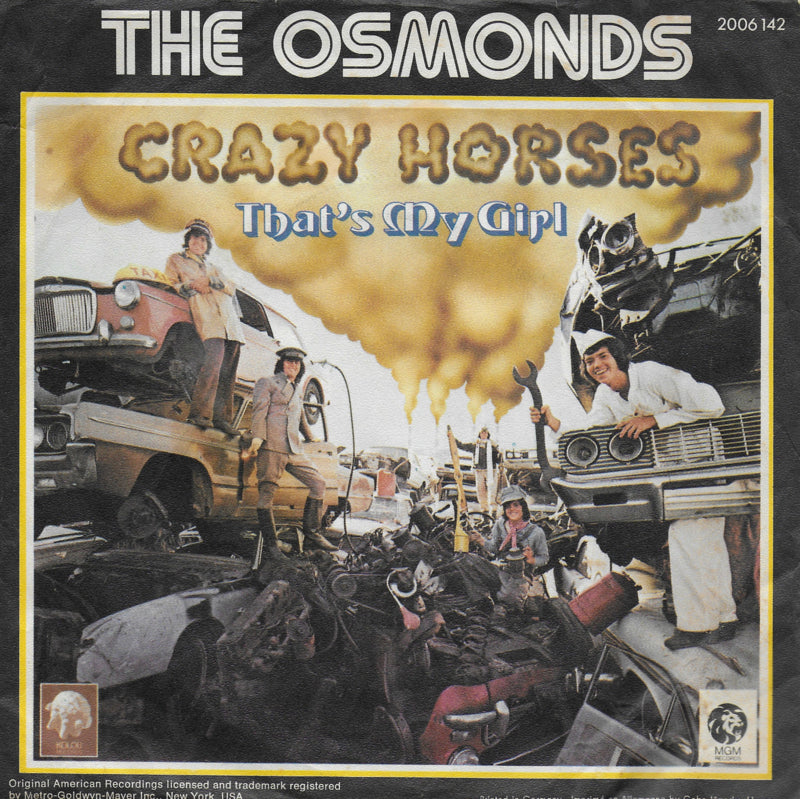 Osmonds - Crazy horses (Duitse uitgave)