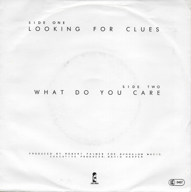 Robert Palmer - Looking for clues (Duitse uitgave)