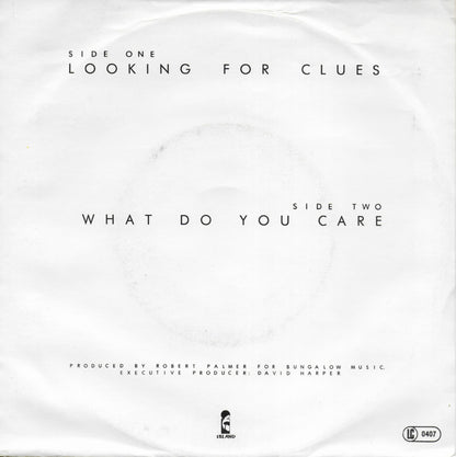 Robert Palmer - Looking for clues (Duitse uitgave)