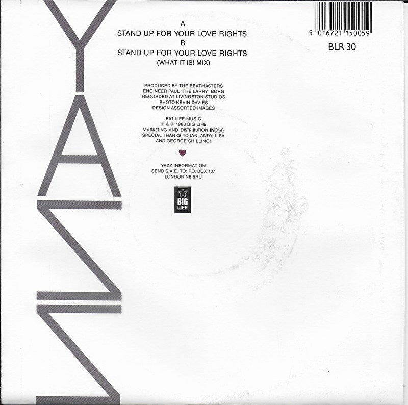 Yazz - Stand up for your love rights