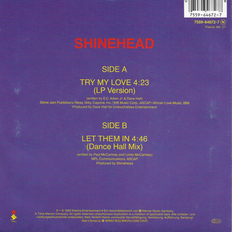 Shinehead - Try my love