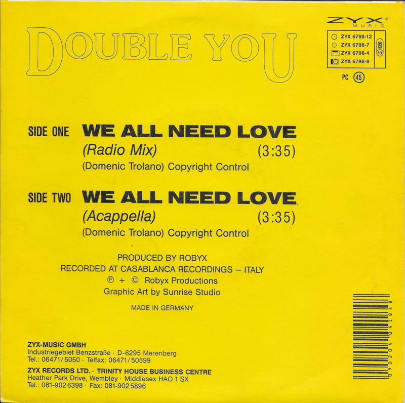 Double You - We all need love