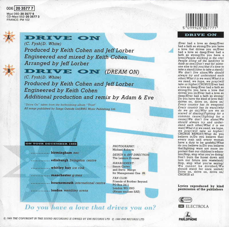 Brother Beyond - Drive on