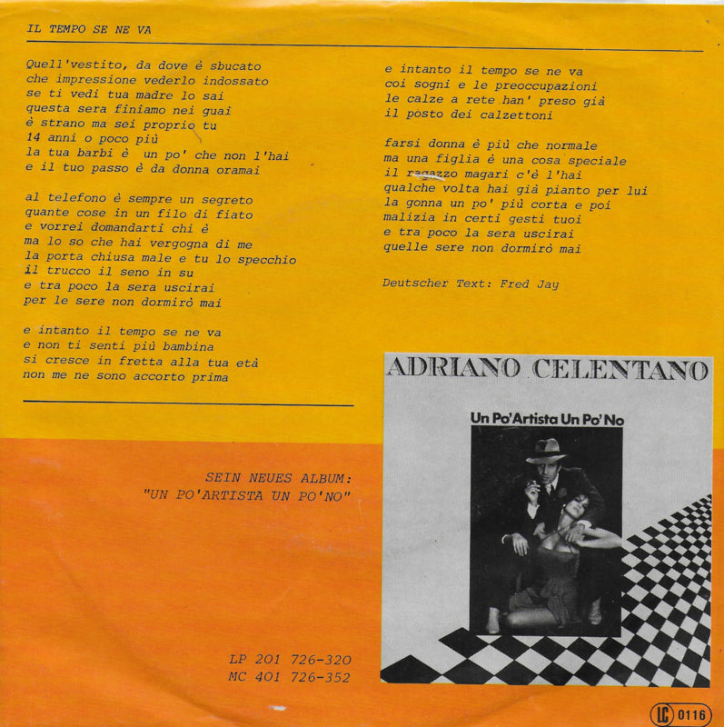 Adriano Celentano - Il tempo se ne va