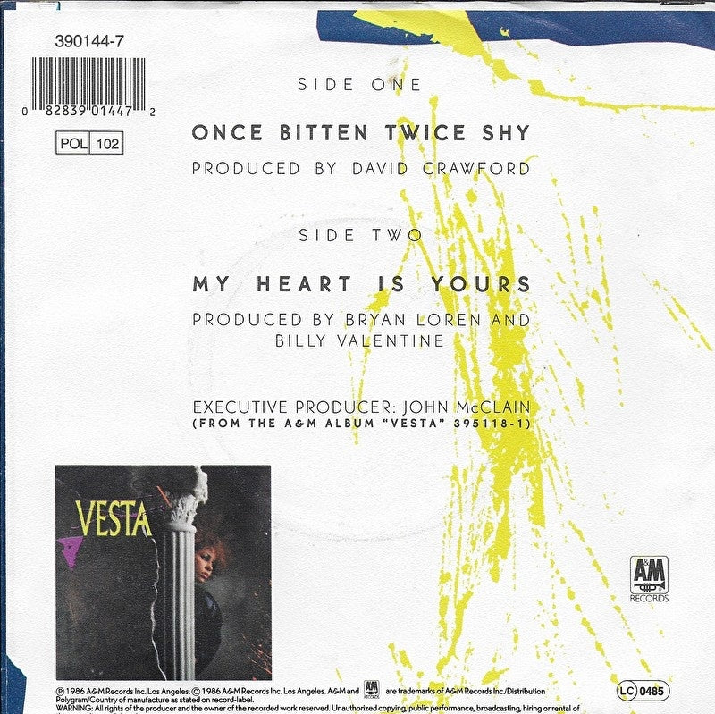 Vesta Williams - Once bitten twice shy