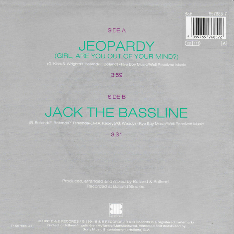 Cosmic Company - Jeopardy (girl, are you out of your mind?)
