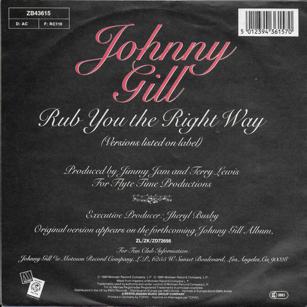 Johnny Gill - Rub you the right way