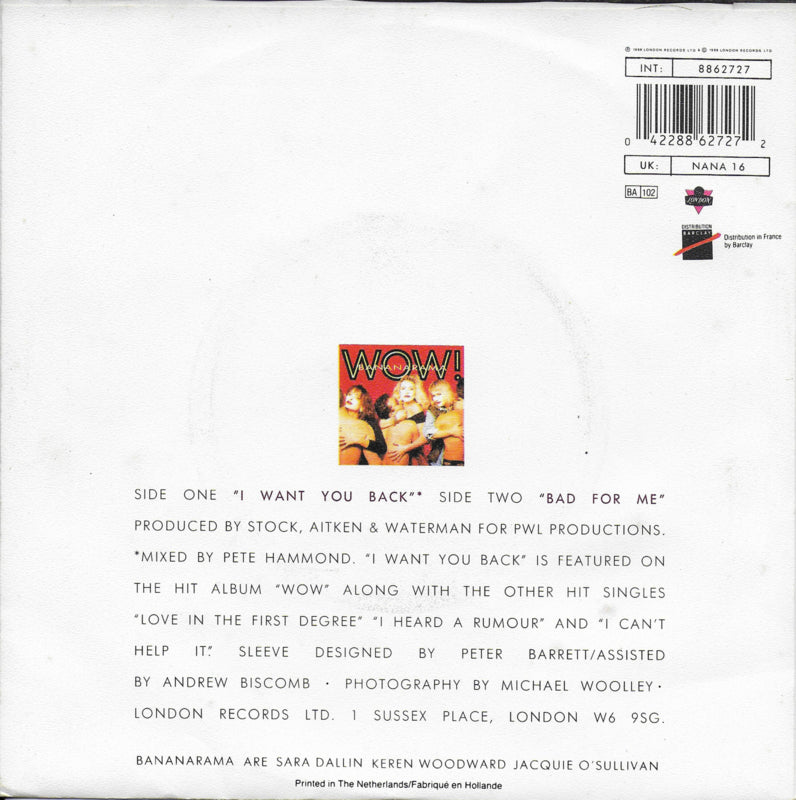 Bananarama - I want you back