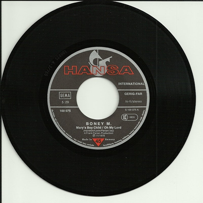 Boney M - Mary's boy child / Oh my Lord