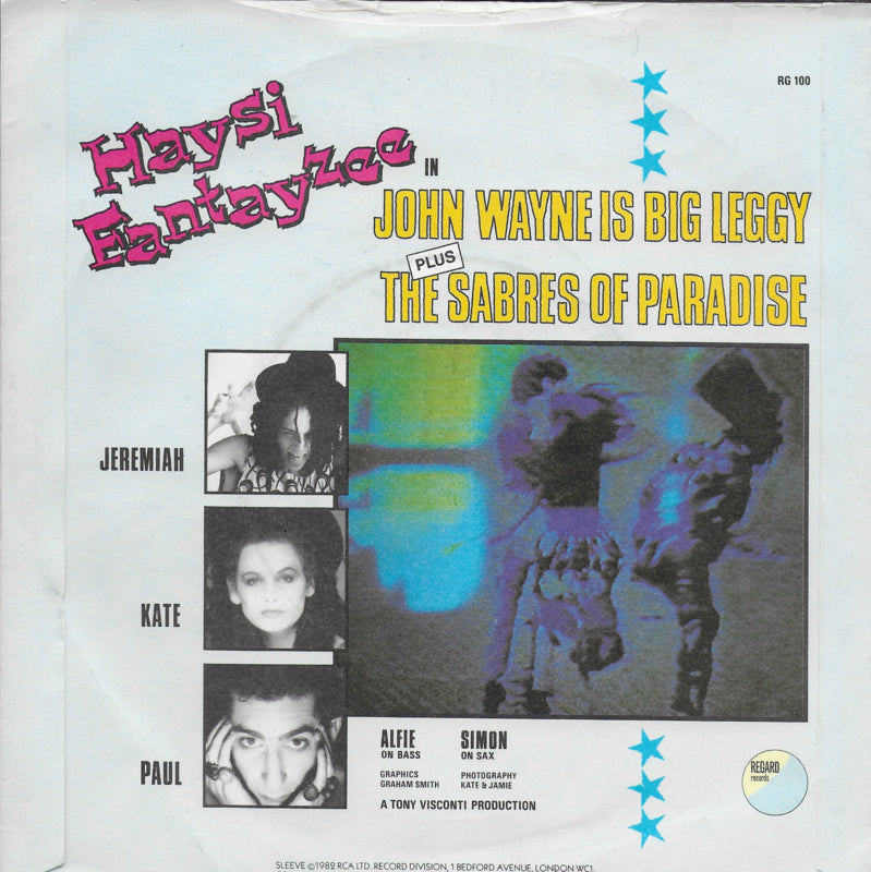 Haysi Fantayzee - John Wayne is big leggy