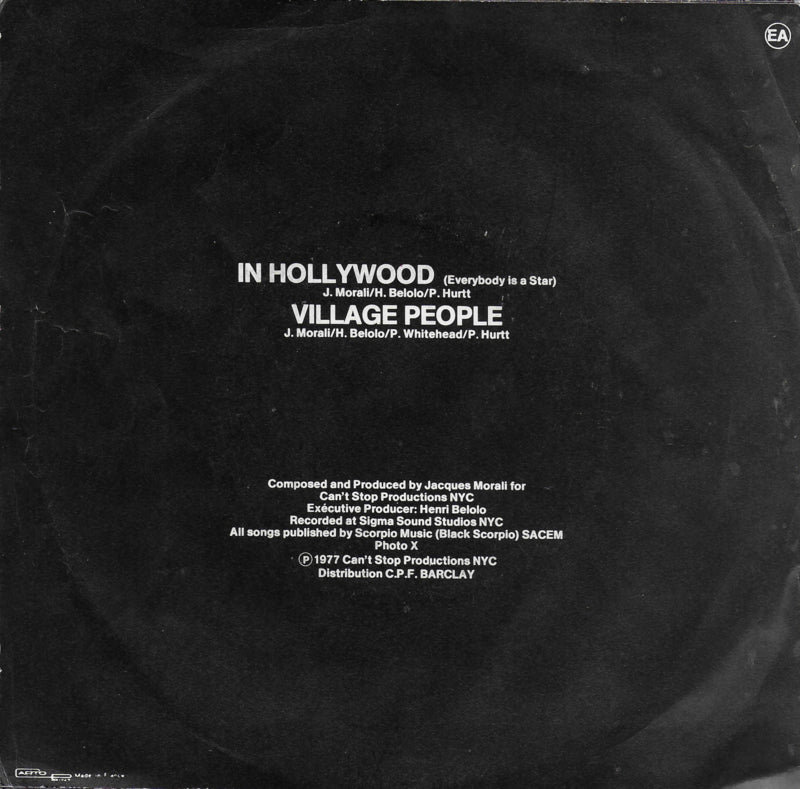 Village People - In Hollywood (everybody is a star)