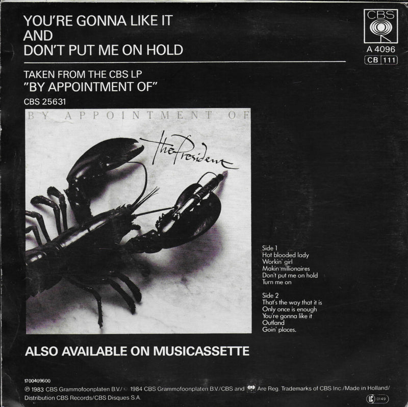 President - You're gonna like it