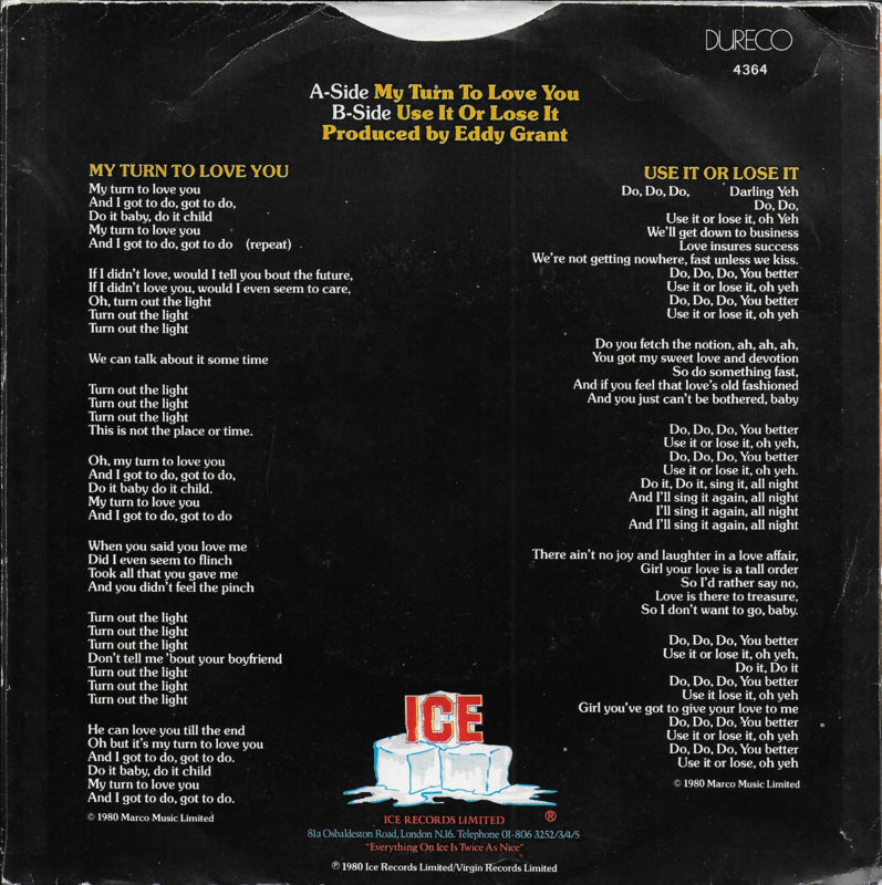 Eddy Grant - My turn to love you
