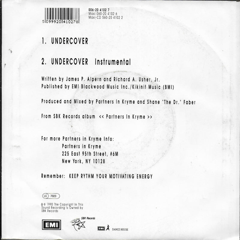 Partners in Kryme - Undercover