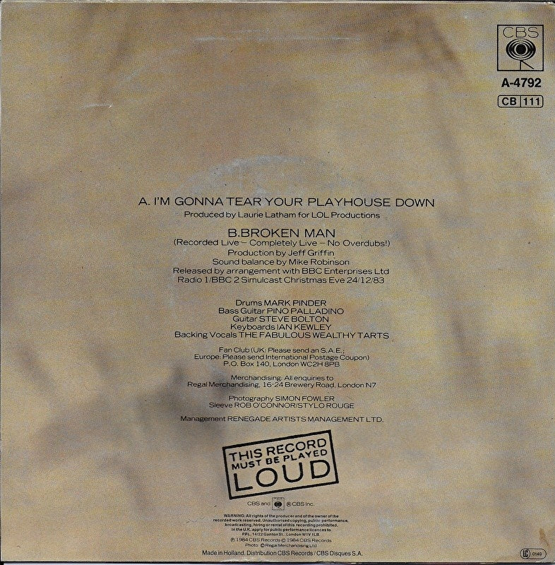 Paul Young - I'm gonna tear your playhouse down