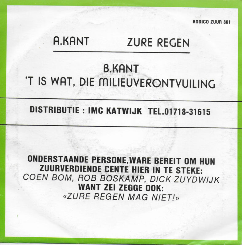 Duo de Pelikaan - Zure regen