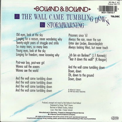 Bolland & Bolland - The wall came tumbling down