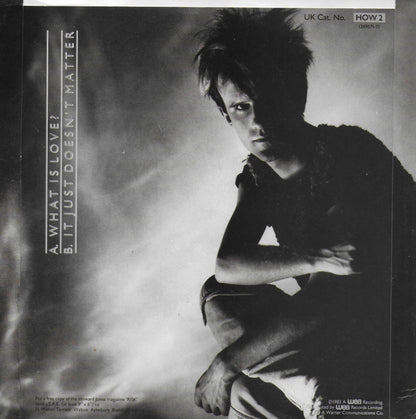 Howard Jones - What is love? (Engelse uitgave)