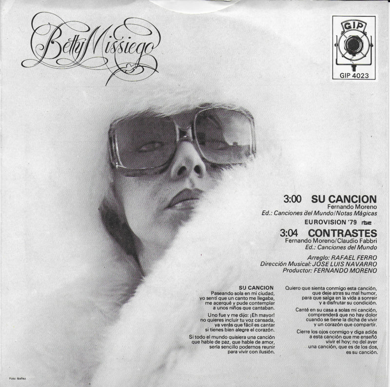Betty Missiego - Su cancion
