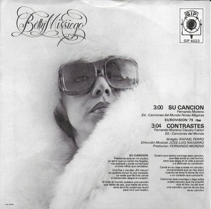Betty Missiego - Su cancion