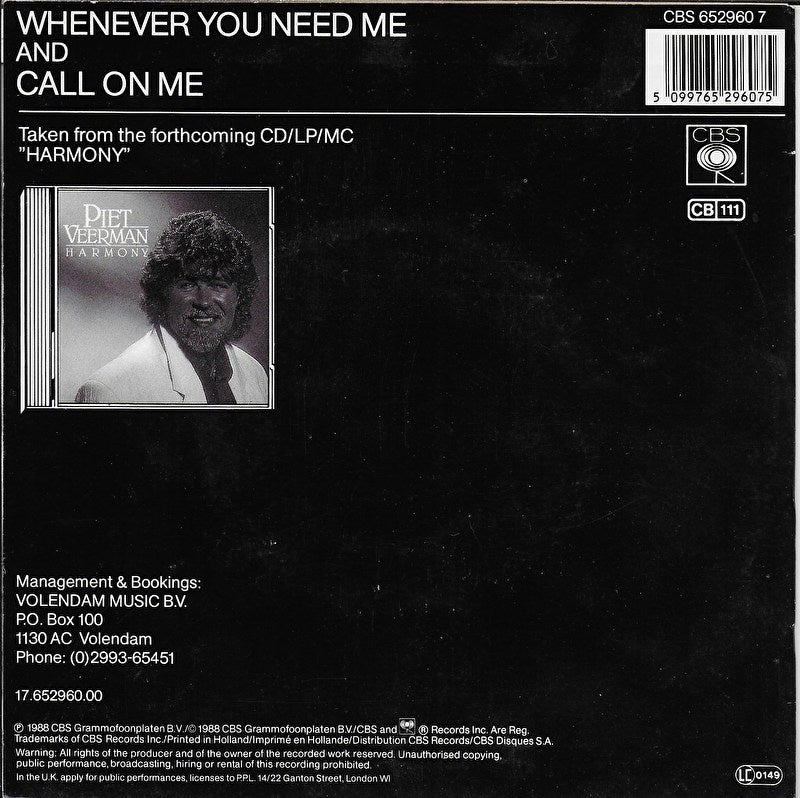 Piet Veerman - Whenever you need me