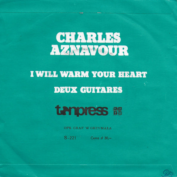 Charles Aznavour - I will warm your heart (Poolse uitgave)