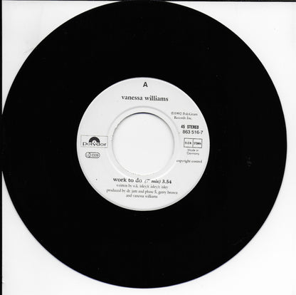 Vanessa Williams - Work to do