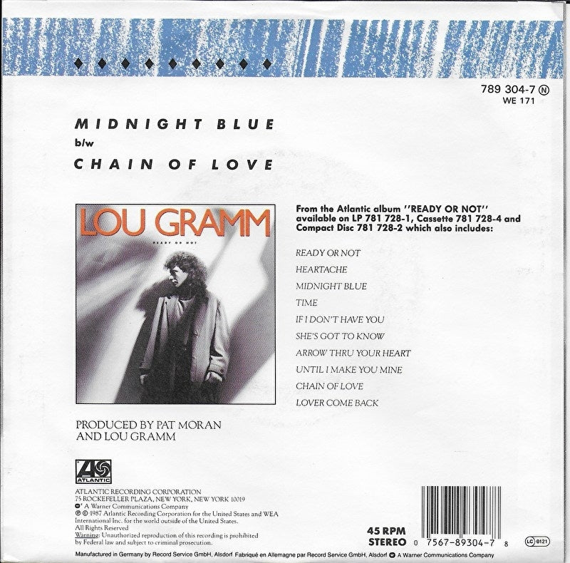 Lou Gramm - Midnight blue