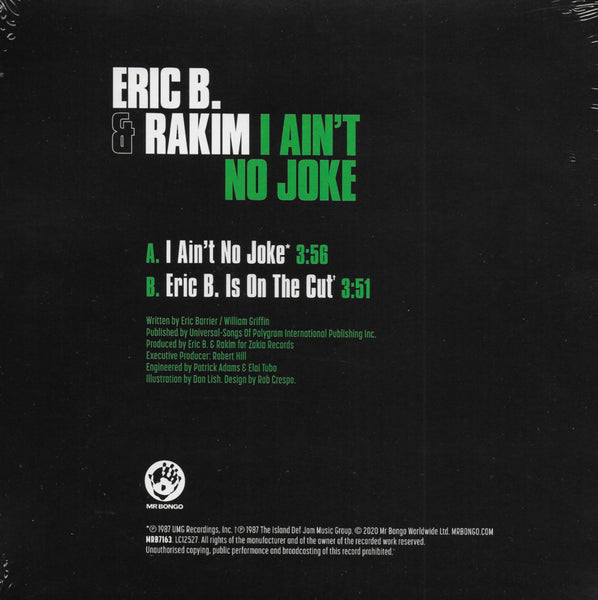 Eric B. & Rakim - I ain't no joke / Eric B. is on the cut