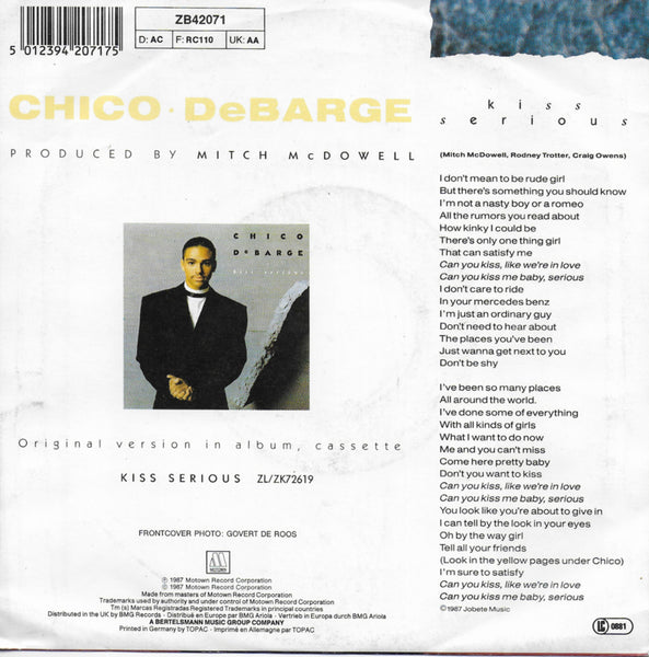 Chico DeBarge - Kiss serious
