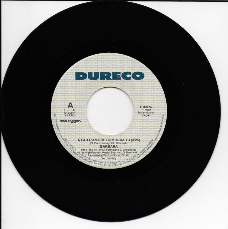 Barbara - A far l'amore comincia tu