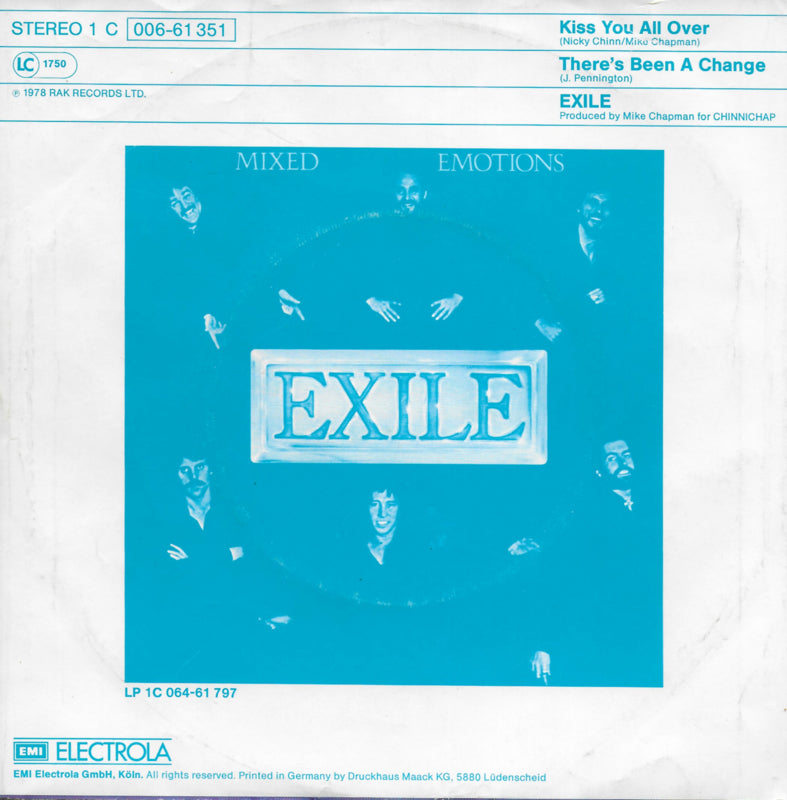 Exile - Kiss you all over (Duitse uitgave)