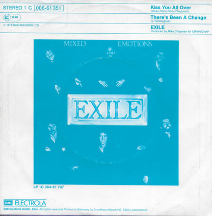 Exile - Kiss you all over (Duitse uitgave)