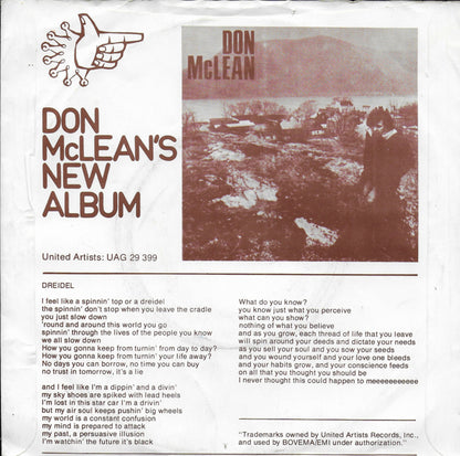 Don McLean - Dreidel