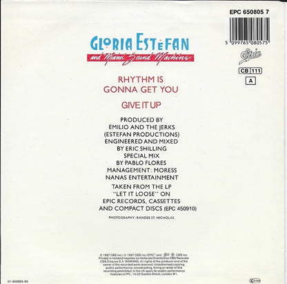 Gloria Estefan and Miami Sound Machine - Rhythm is gonna get you