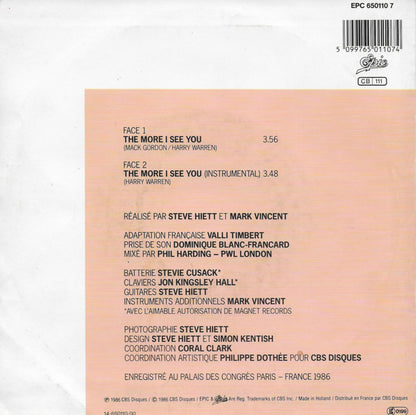 Valli - The more i see you
