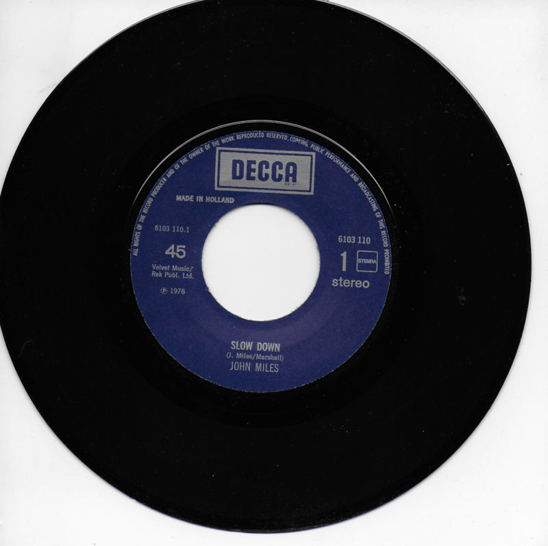 John Miles - Slow down