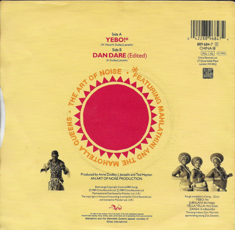 Art of Noise feat. Mahlathini and the Mahotella Queens - Yebo