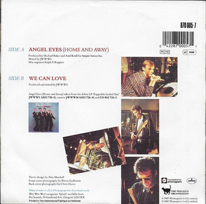 Wet Wet Wet - Angel eyes (home and away)