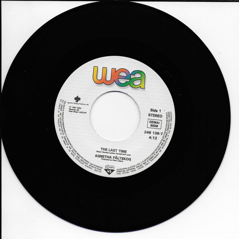 Agnetha Faltskog - The last time