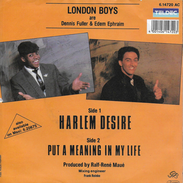 London Boys - Harlem desire (Duitse uitgave)