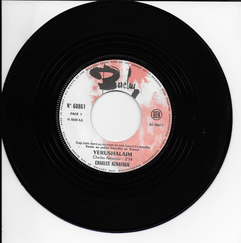 Charles Aznavour - Yerushalaim