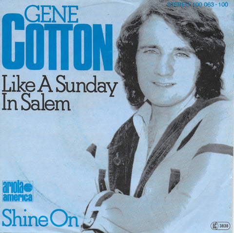 Gene Cotton - Like a sunday in Salem