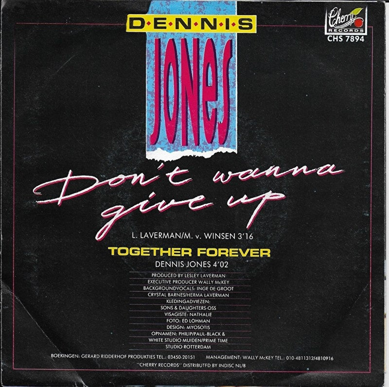 Dennis Jones - Don't wanna give up