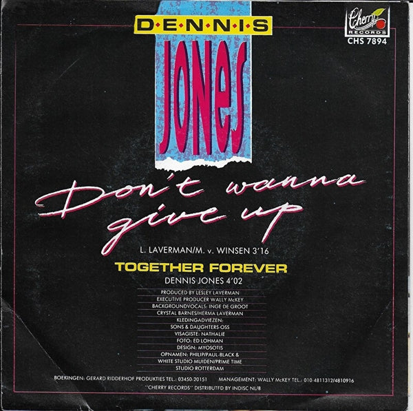 Dennis Jones - Don't wanna give up