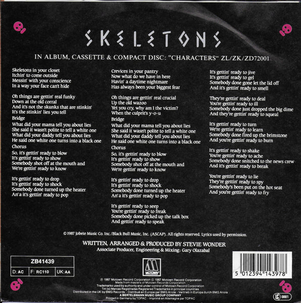 Stevie Wonder - Skeletons